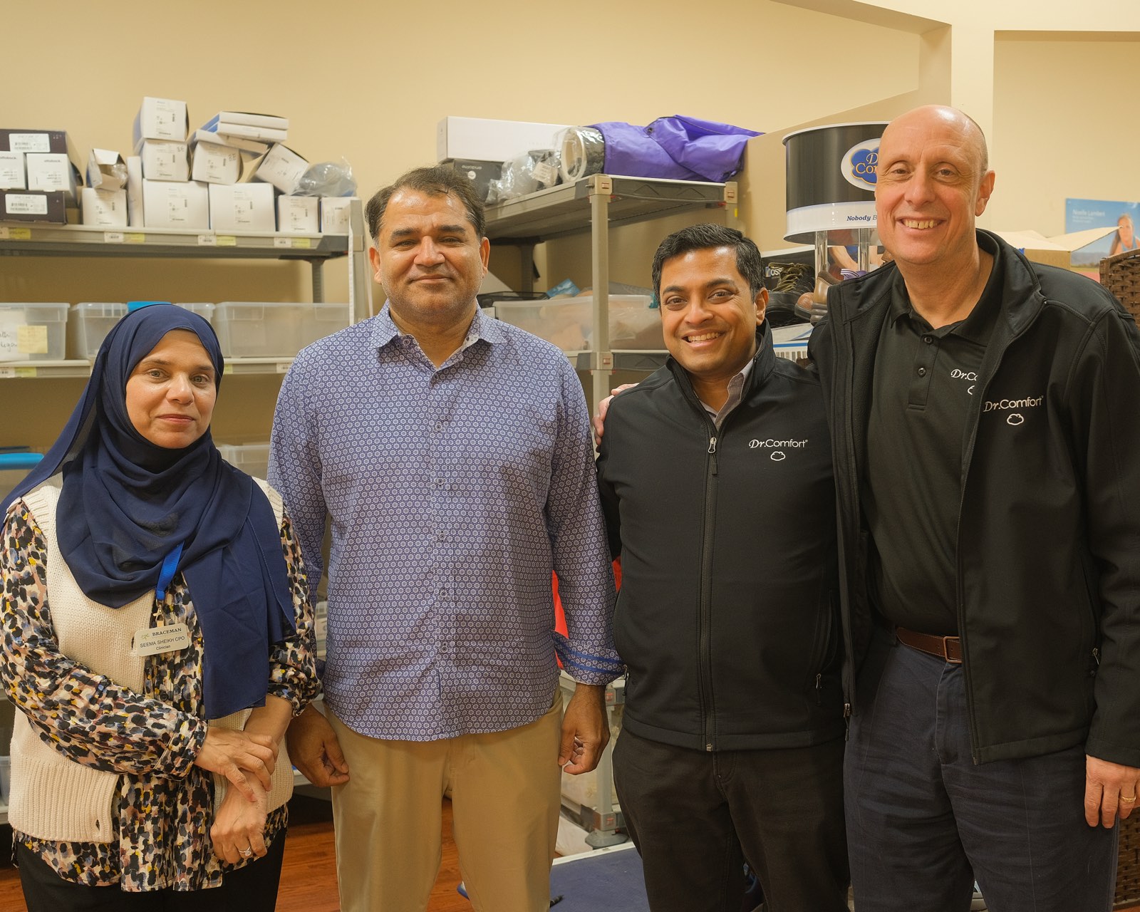 Chicago team reviewing clinical support work